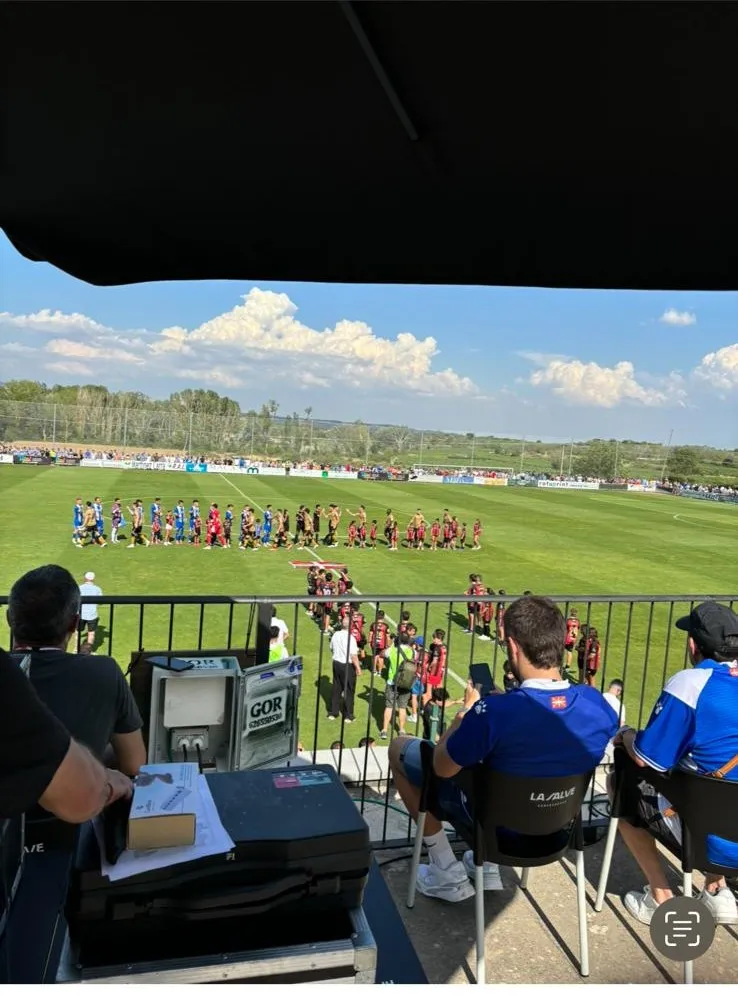 Puesto de control de Alkiwalki durante un evento deportivo